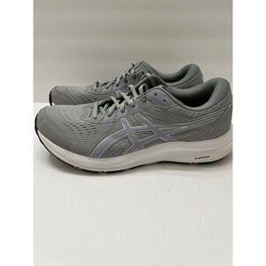 Asics Gel Contend 8 Gray Sheet Rock Digital Violet Size 11 AmpliFoam